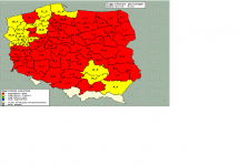 Bardzo duże zagrożenie pożarowe